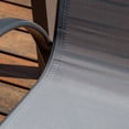 thumbnail image 3 of silla de jardín metal y malla sintética gris, 3 of 7