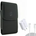 thumbnail image 1 of For Google Pixel 7 Pro/6/Pro - 18W PD Home Charger w Case Belt Clip, Fast Type-C 10ft Long Cable Quick, Leather Holster Cover for Google Pixel 7 Pro/6/Pro Phones, 1 of 12