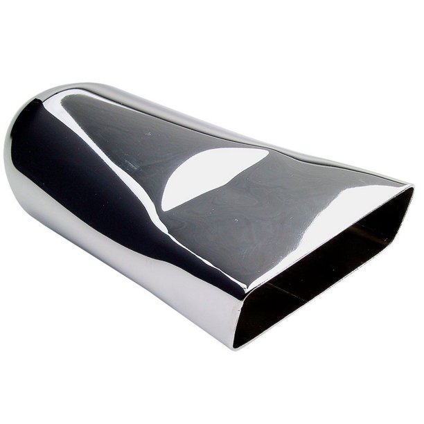 Hedman Hedders Flat Angled Hot Tips Exhaust Tip For 2 1/4 In. Exhaust