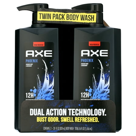 AXE Body Wash for Men Phoenix (28 Ounce 2 Count)