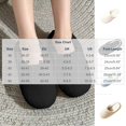 thumbnail image 3 of Risckoth Women's Closed Toe Slippers Plush Fleece Round Head Cozy Indoor Shoes, Khaki, 3 of 5