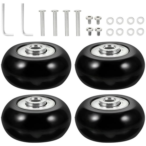 MLINS  Luggage Wheels Replacement Kit Suitcase Travel Degree Rotation