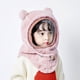 thumbnail image 2 of Gorro de invierno para niños, cálido, resistente al viento, con cinturón protector, máscara para niños y niñas, bufanda gruesa que cubre la cara, gorro integrado, 2 of 6