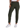 thumbnail image 3 of RBX Active Women's Ribbed Side Woven Ankle Pant With Pockets, 3 of 5