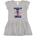 thumbnail image 3 of Inktastic Military Uncle Proud Nephew Girls Toddler Dress, 3 of 5