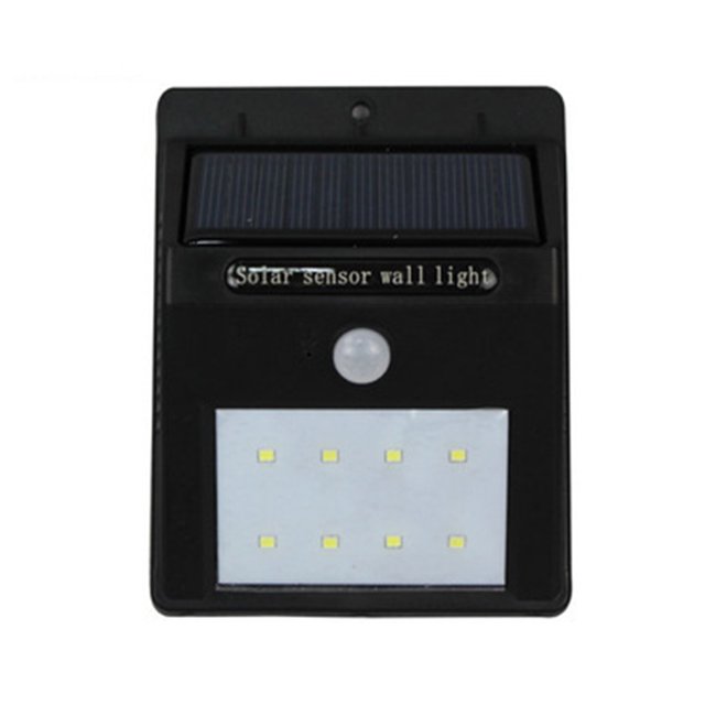 Energía Solar PIR Sensor de movimiento Luz de pared Exterior Impermeable Ahorro de energía Patio Camino Hogar Jardín Lámpara de seguridad 8 LED/30 LED Inevent JJ19319-02