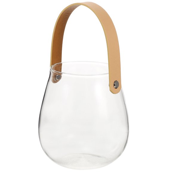 Vase de Plantation de Fleurs avec Poignée Vase de Salon Décoration Diffuseur Bouteille Vase Ornement Vase de Bureau