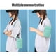 thumbnail image 5 of Mochila cruzada, mochila con orificio para auriculares, correa con orificio para auriculares, bolso de pecho multiusos, mochila de senderismo, portátil y plegable, de nailon resistente,, 5 of 8