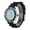 Silver Blue, variant on Men's Luminous Rotating Bezel Watch Casual Analog Display Quartz Wristwatch with Date Calendar Waterproof Rubber Strap 10 inches / 25.4 cm Black Orange