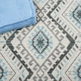 thumbnail image 6 of SAFAVIEH Kilim Sherman Tribal Area Rug, Ivory/Blue, 5' x 8', 6 of 8