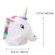 thumbnail image 4 of 1 tocado cómodo y moderno de unicornio, accesorio para fotos, juguete para niños (blanco), 4 of 7