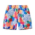 thumbnail image 1 of Gubotare Short de Bain Garçon Maillots de Bain Garçon avec Doublure de Compression Short de Natation Confortable Extensible Séchage Rapide Taille 7-8 (Blanc, 7-8 Ans), 1 of 5