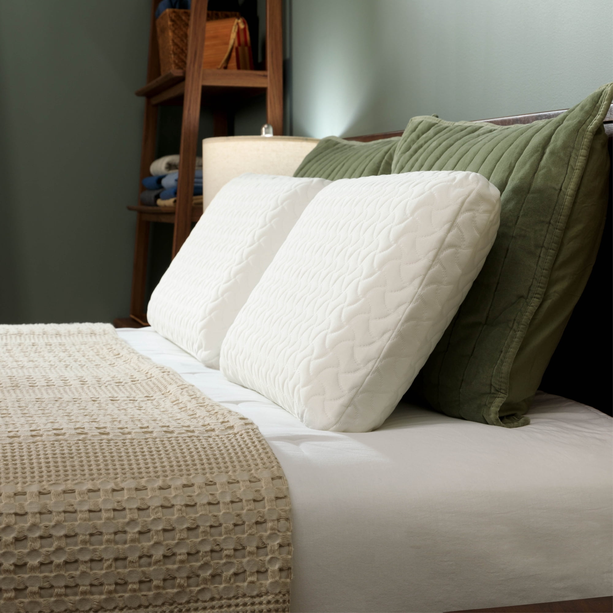 Tempur-Pedic Cloud Pillow with Washable Cover, Standard Queen Size