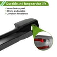 thumbnail image 6 of Exterior Door Handle Cover Trim Front Left Front Right Rear Left Rear Right Door Handle Cover for Toyota Tacoma 2024-2025 Gloss Black ABS 1 Set, 6 of 7