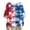 Blue, variant on Women's 250th Anniversary USA Shirt Mid Sleeve Independence Day Top 4th of July Shirts America 250 Merchandise Loose Star Print Tee