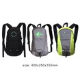 thumbnail image 5 of Mochilas Para Bicicletas Bicicleta Mochila para bicicleta con LED Seguridad Ciclismo al aire libre Senderismo Mochilas (Amarillo), 5 of 5