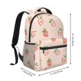 thumbnail image 2 of Fotbe Strawberries Mochila Casual con Estampado para Escuela, Viajes y Actividades al Aire Libre - Duradera, Ligera y Cómoda, 2 of 5