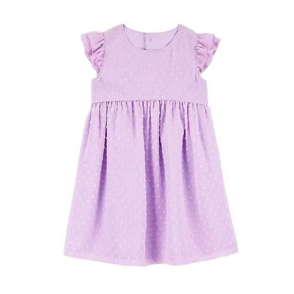 Carters Girl's Occasion Dress in Purple Size 18M