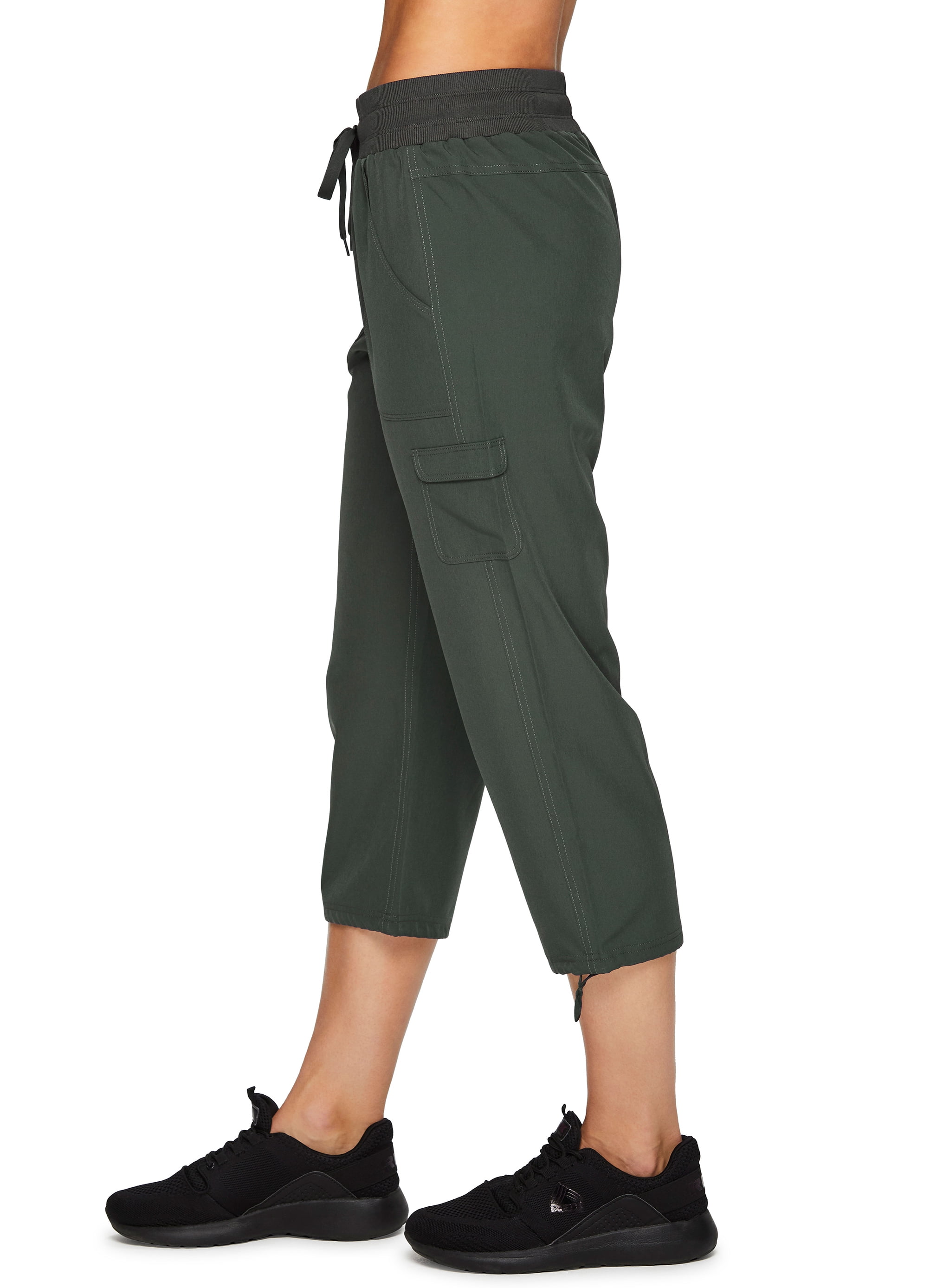 Buy RBX Active Women's Relaxed Lightweight Woven Cargo Capri Pant