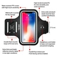 thumbnail image 6 of TRIBE Running Phone Armband Holder for iPhone 11, 11 Pro, 11 Pro Max, X, Xs, Xs Max, Xr, 8, 7, 6, Plus Sizes, Galaxy S20 ultra, S20, S10, S9, Plus Sizes and More. Adjustable Elastic Band, 6 of 6