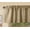 Brass, variant on Aiking Window Treatment - Brushed Rod Pocket Window Valance Curtain for Home / Kitchen / Event Designs, 56 by 16 inch ( 2-Panels, Teal Green )