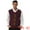 Red, variant on Unique Bargains Men's Argyle V Neck Slim Fit Sleeveless Knit Pullover Sweater Vests L Gray