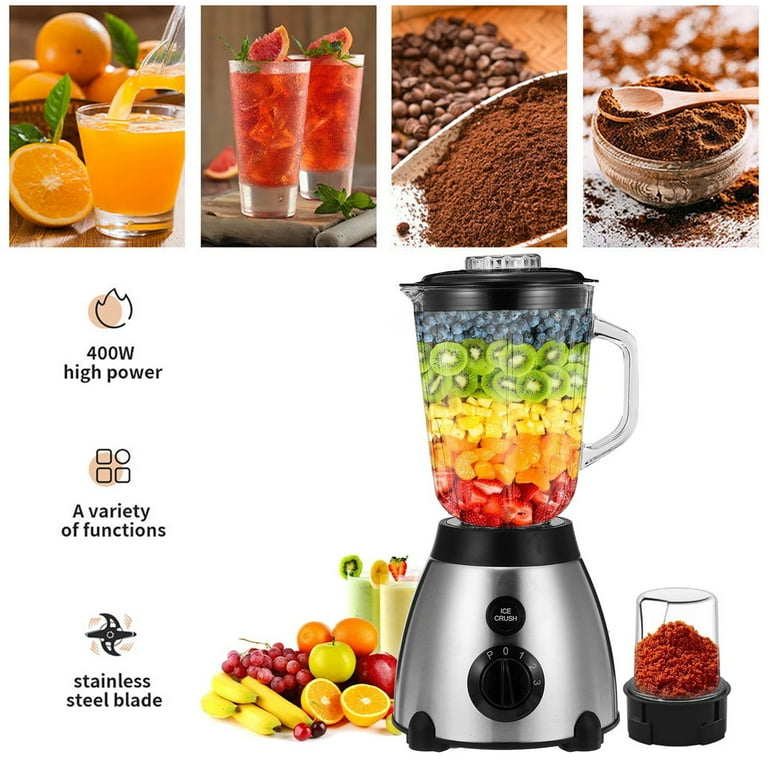 400W Kitchen Appliances Electric Fruit Food Blender with Stainless