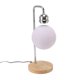 thumbnail image 5 of Lámpara de luna de levitación magnética oso de fresa Base de Madera Lámpara de noche de mesa de luna flotante Enchufe de EE. UU. CA 100-240 V Plata, 5 of 10