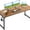 Brown, variant on 63 Inches Small Computer Desk, Work Study Table for Home Office, Kids Student Writing Desk with Headphone Hooks, Grey