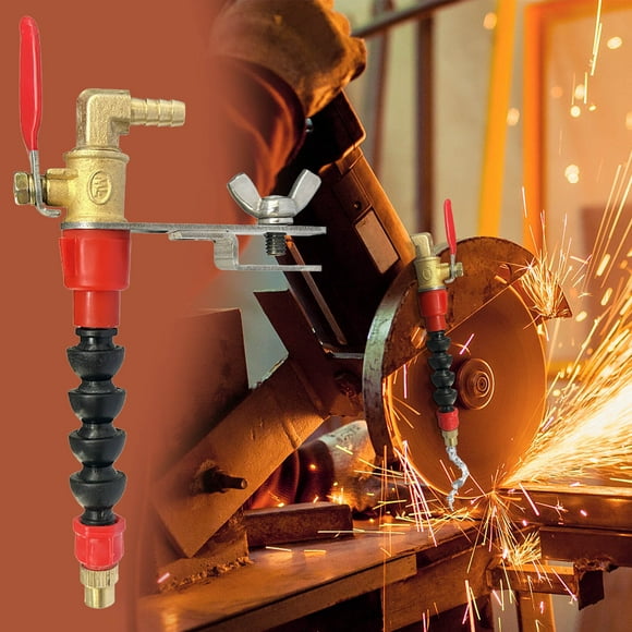 Fiudx Boquilla Rociadora de Agua para Máquina de Corte, Accesorio Universal para Ranuradora, Atomizador de Refrigerante de Alta Eficiencia, Posicionamiento Preciso para Un Corte Mejorado, Uso Versáti