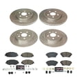 thumbnail image 3 of PowerStop Front and Rear Z23 Evolution Sport Carbon-Fiber Ceramic Brake Pad and Drilled & Slotted Rotor Kit Fits: TOYOTA Select Models K8362, 3 of 10