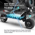 thumbnail image 4 of JUNLING Electric Scooter for Adult -5600W Dual Motors, 56MPH Top Speed, 62Miles Max Range, 11" Off-Road E-Scooter, 4 of 9