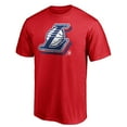thumbnail image 2 of Men's Red Los Angeles Lakers Red White & Team T-Shirt, 2 of 3