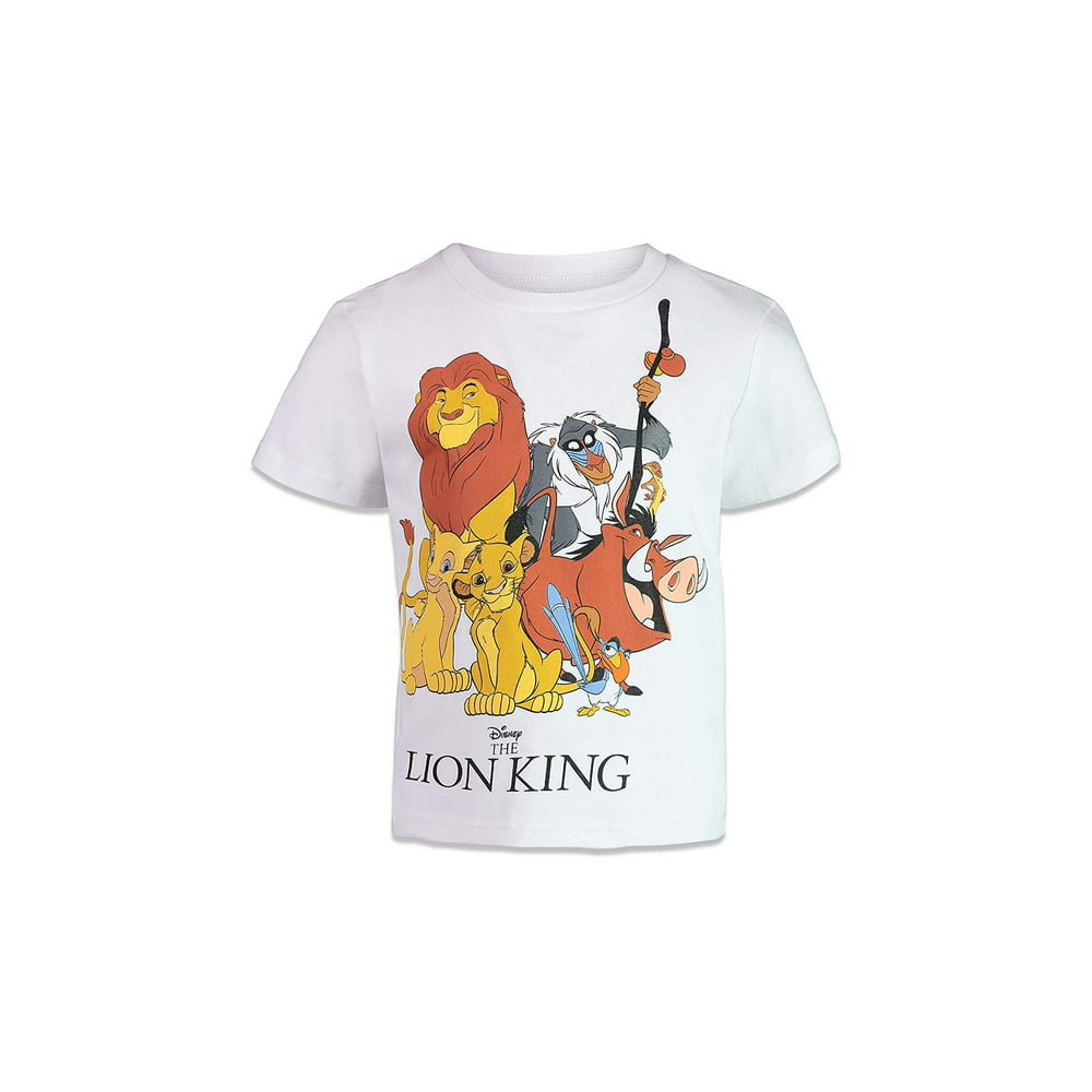 Disney - Disney Lion King Toddler Boys 4 Pack T-Shirts Simba Timon ...