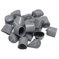 thumbnail image 4 of 20Pcs Rubber End Caps 25mm(1") Vinyl Round Tube Bolt Cap Cover Screw Thread Protectors Grey, 4 of 5