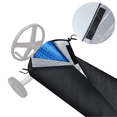 thumbnail image 1 of Swimming Pool Solar Reel Cover Waterproof Pool Solar Blanket Reel Cover for Pools Reel Up to 18' Wide Black, 1 of 7