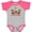 Baseball Heather and Hot Pink, variant on Inktastic Twins 1st Birthday Bears Boys or Girls Baby Bodysuit