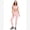 Pink, variant on Womens matching sets Y-shaped cross-back sports bra and leggings with side Pockets for Yoga,Pilates, gym