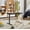 Black Frame + Black Top, variant on 50" Electric Standing Desk, Height Adjustable Sit Stand Desk with One-Piece Desktop, Home Office Computer Workstation, Black Frame & Black Top