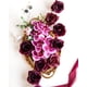 thumbnail image 5 of Ramo de rosas de seda DuHouse de flores artificiales, 10 unidades, color burdeos, 5 of 6