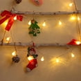 thumbnail image 3 of Wall Christmas Tree with Lights, Wooden Christmas Trees Wall Mounted Decorations Ladder Tree, Handmade Rustic Flat Hanging Xmas Tree Indoor (Green), 3 of 6
