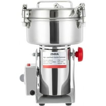 High-Speed Electric Grain Mill Grinder 2500g - Stainless Steel Pulverizer for Spices, Herbs, Cereals, Coffee, Corn, and Pepper, 4500W Commercial Grade