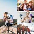 thumbnail image 3 of TELESIN TE-RCSS-001 60cm / 23.6in Cámara deportiva Smartphone Vlog Selfie Stick Trípode Soporte con TELESIN Palo de Selfie, 3 of 6