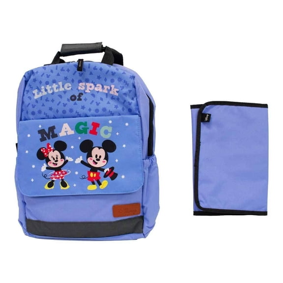 Pañalera y Cambiador Disney Mickey Mouse Morado