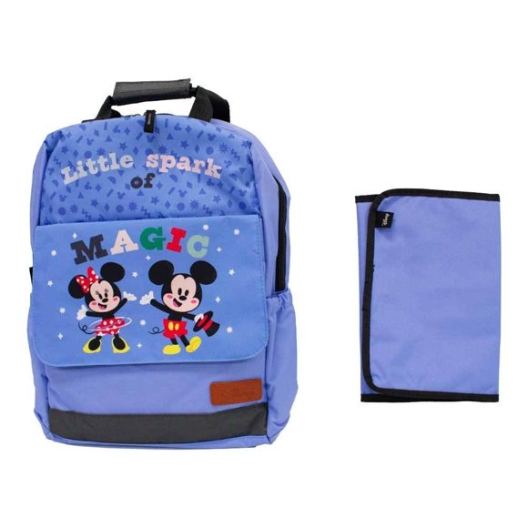 Pañalera y Cambiador Disney Mickey Mouse Morado
