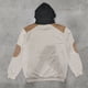 thumbnail image 4 of pstuiky manga larga para hombre, Sudadera con capucha y manga larga a cuadros con bloques de color para hombre top de hombre m, 4 of 7
