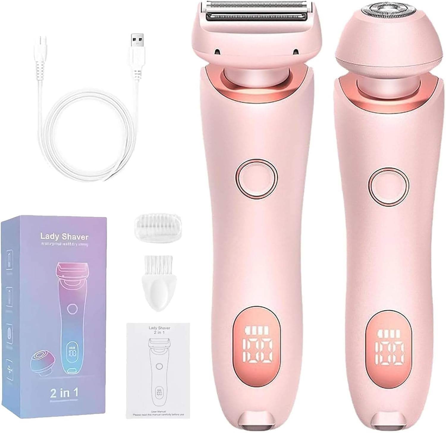Panasonic Ladies Wet/Dry Rechargeable Epilator & Shaver, ES-ED90-P