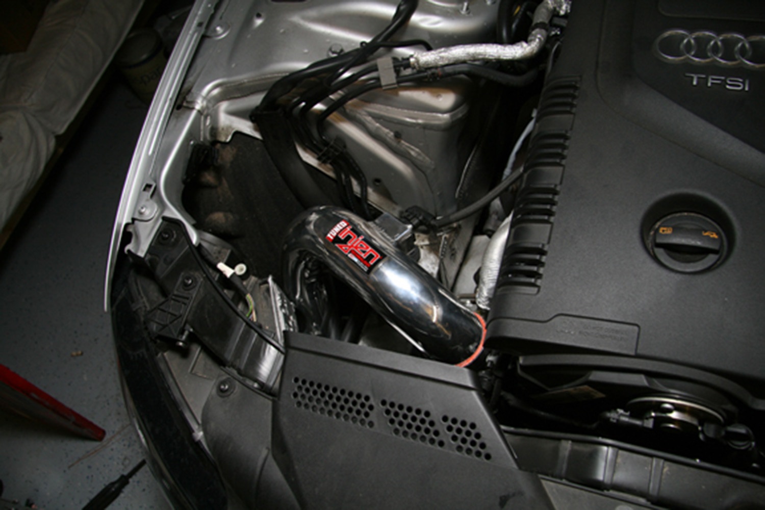 Injen 10-13 Audi A4 A5 2.0L (t) Black Cold Air Intake