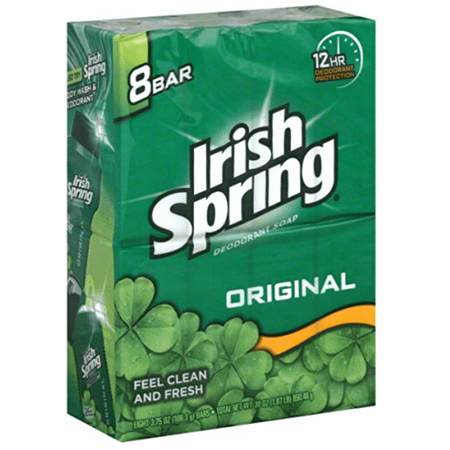 Irish Spring Deodorant Soap Original - 8 Ct