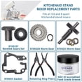 thumbnail image 2 of Kit Worm Gear compatible con KitchenAid Whirlpool 5QT y 6QT, 2 of 7